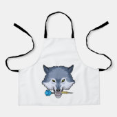Tablier Wolf aux fléchettes avec Dart (Recto)