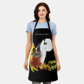 Tablier Wolf Howling Moon (Porté)