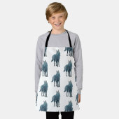 Tablier Wolfdog sur la glace, enfants Apron (Porté)