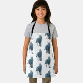 Tablier Wolfdog sur la glace, enfants Apron (Insitu)