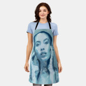 Tablier "Woman in Blue" (Porté)