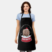 Tablier Wombat Joyeux Noël Snowball (Porté)