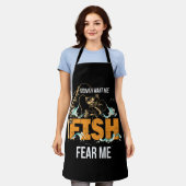 Tablier Women Want Me, Fish Fear Me Fishing (Porté)