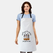 Tablier Womens Candy Just Give Me Cats drôle design _2 (Porté)