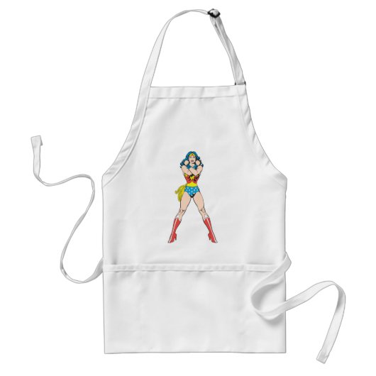 Tablier Wonder Woman Bras Croisés (Devant)