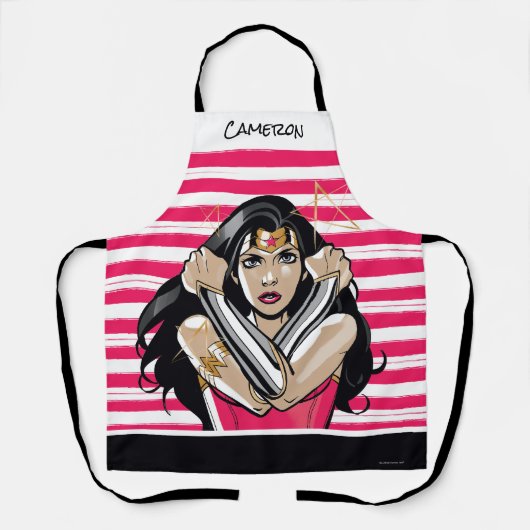 Tablier Wonder Woman Defender - Modèle (Recto)