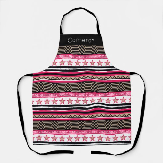 Tablier Wonder Woman Motif tribale (Recto)