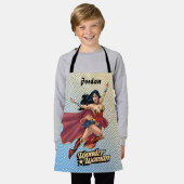 Tablier Wonder Woman Portant Cape (Porté)