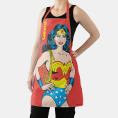 Tablier Wonder Woman | Pose Vintage avec Lasso (Insitu)