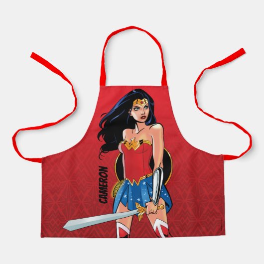 Tablier Wonder Woman with Sword - Fierce (Recto)