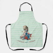 Tablier Wonderland Curiouser Vintage Storybook Alice (Recto)