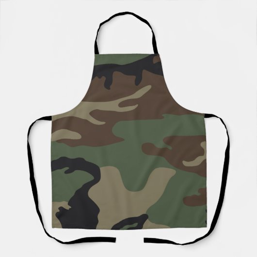 Tablier Woodland Military Camouflage Pattern (Recto)