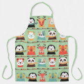 Tablier Woodland Whimsy Buddies Apron (Recto)