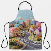 Tablier Woolen Village  (Recto)