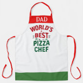 Tablier World's Best Pizza Chef - personalized (Recto)