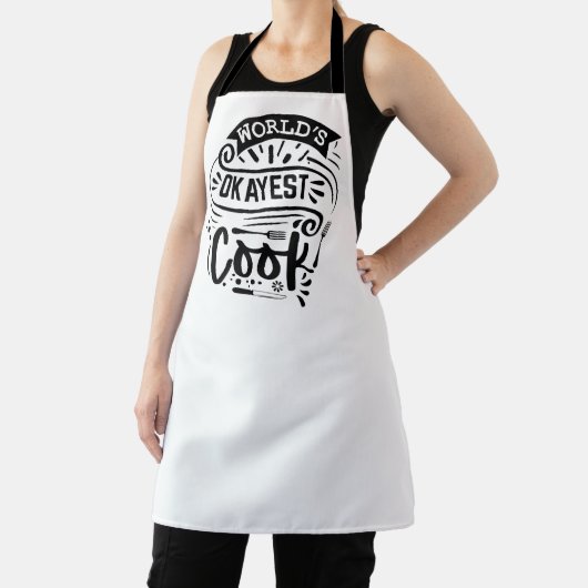 Tablier World's Okayest Cook Apron - Ustensiles de cuisine (Insitu)