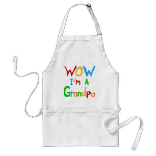 Tablier WOW Je suis un grand-père T-shirts et cadeaux