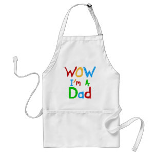 Tablier WOW Je suis un t-shirt papa et des GIfts