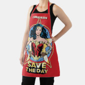 Tablier WW84 | Save the Day Wonder Woman Retro Comic Art (Insitu)