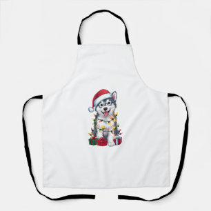 Tablier Xmas Lighting Santa Hat