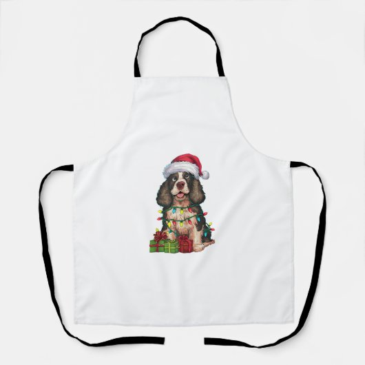 Tablier Xmas Lighting Santa Hat (Recto)