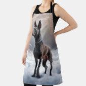 Tablier Xoloitzcuintli Qu'il neige Noël (Insitu)