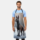 Tablier Xoloitzcuintli Qu'il neige Noël (Porté)