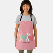 Tablier "XOXO" coloré de la Saint-Valentin (Insitu)