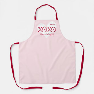 Tablier XOXO embrasse des baisers Personnalisés Valentine'