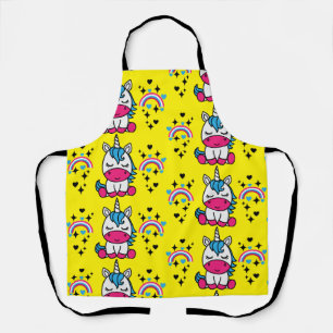 Tablier Yellow Unicorn Pony