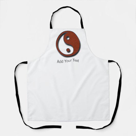 Tablier Yin Yang par Shirley Taylor (Recto)