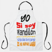 Tablier yo si soy mandilon citation (Recto)