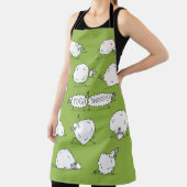 Tablier Yoga Sheep : Whimsical Sketch Fun. (Insitu)