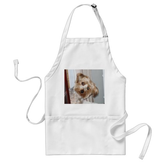 Tablier Yorkie à l'angle (Devant)