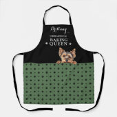 Tablier Yorkshire Terrier Chien Empreinte de patte personn (Recto)