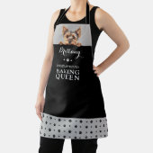 Tablier Yorkshire Terrier Cuire Queen Grey Custom (Insitu)