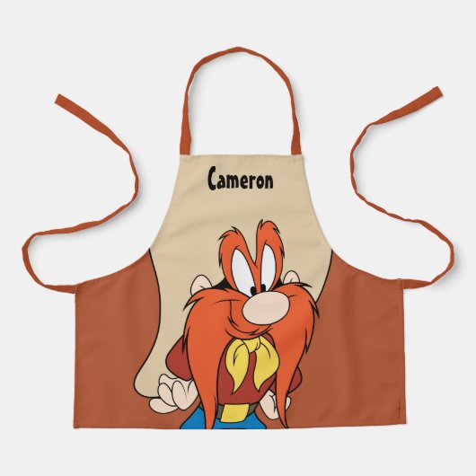 Tablier Yosemite Sam mains sur les hanches (Recto)