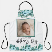 Tablier Your First Mother's Day Rose Greenery Photo (Recto)