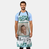 Tablier Your First Mother's Day Rose Greenery Photo (Porté)