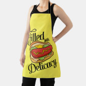 Tablier Yummy Delicacy Hotdog Carton Apron (Insitu)