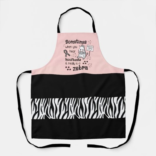 Tablier Zebra awareness (Recto)