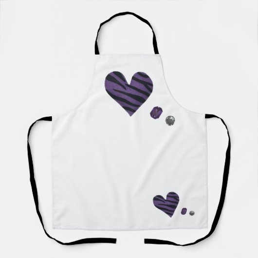 Tablier Zebra-heart (Recto)