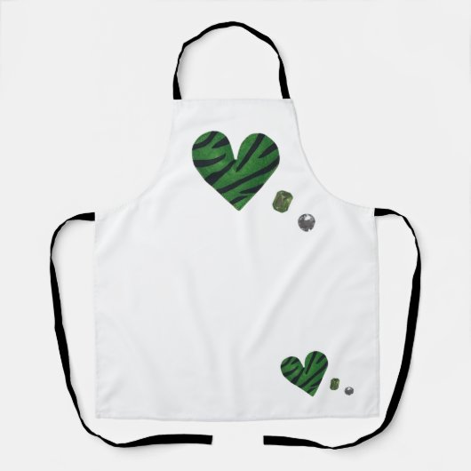 Tablier Zebra-heart (Recto)