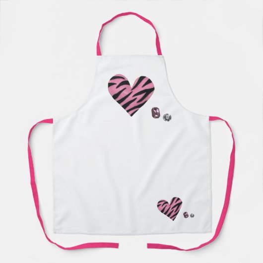 Tablier Zebra-heart (Recto)