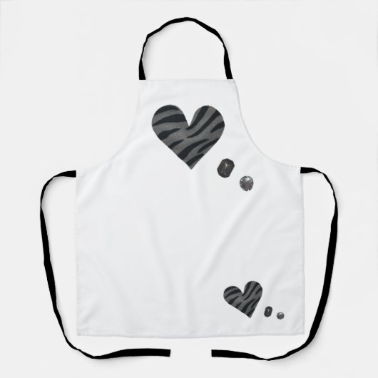 Tablier Zebra-heart (Recto)