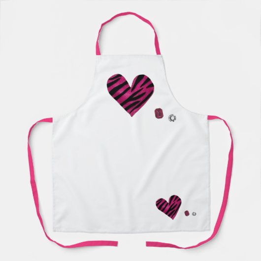 Tablier Zebra-heart (Recto)