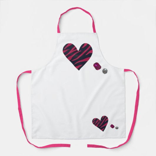 Tablier Zebra-heart (Recto)