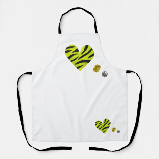 Tablier Zebra-heart (Recto)