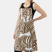 Tablier Zèbres, savane sauvage, motif sans soudure (Insitu)