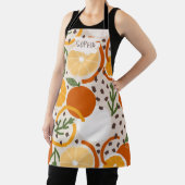 Tablier Zesty Citrus Geometric Confetti Chef Retro Kitchen (Insitu)